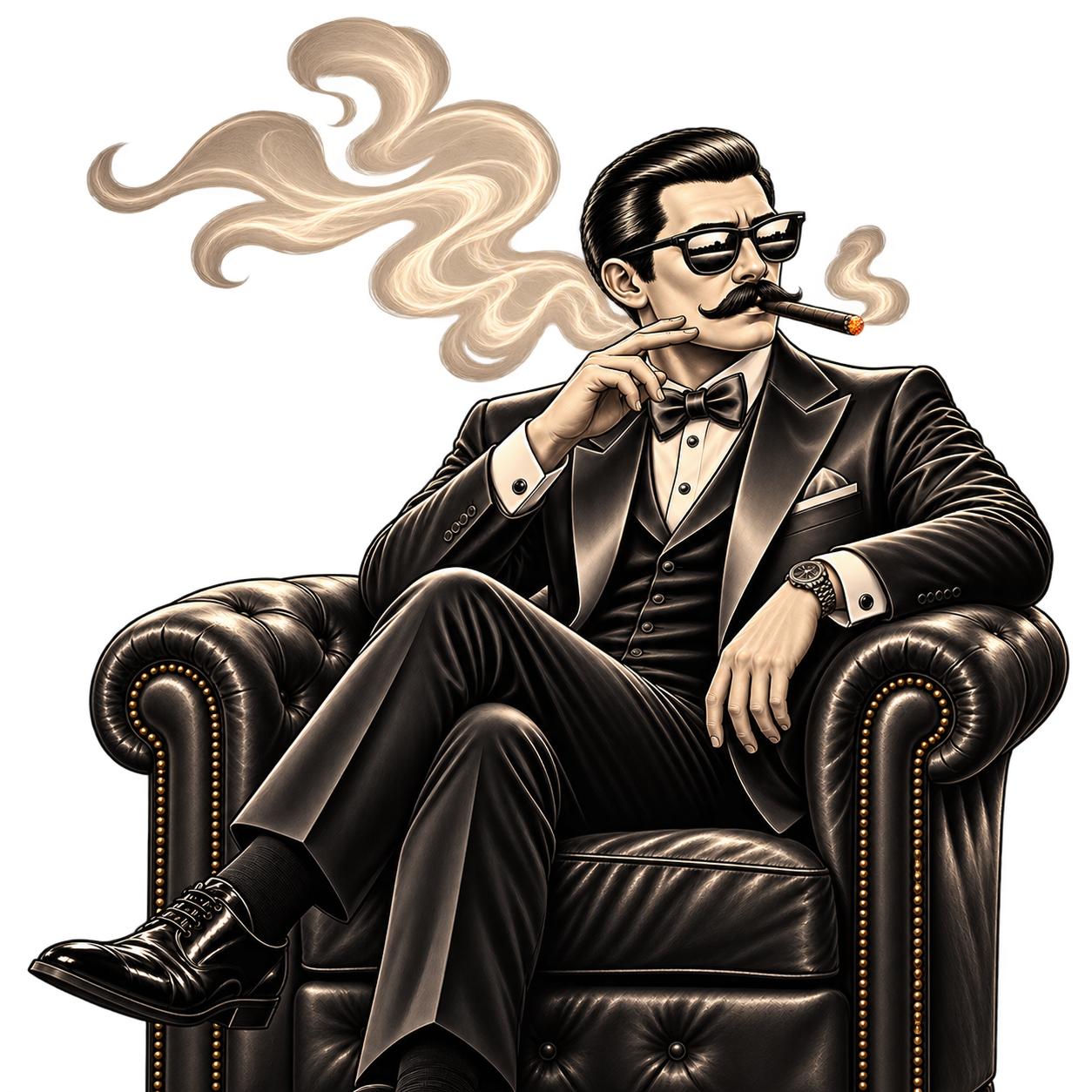 Mr. Nice Guy illustrated portrait